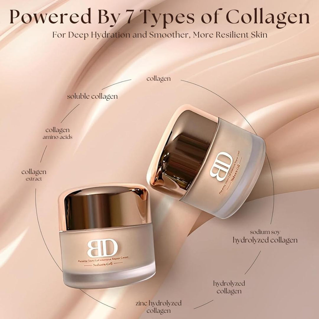 [Blanc Dubu] Nuborn Cell Placenta Stem Cell Intensive Repair Cream | Dragon Blood Cream with Placental Extract | Collagen Korean Skin Care for Glass Skin 50ml (1.69 fl oz)