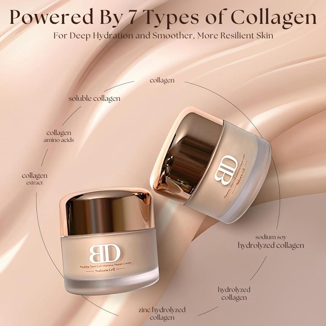 [Blanc Dubu] Nuborn Cell Placenta Stem Cell Intensive Repair Cream | Dragon Blood Cream with Placental Extract | Collagen Korean Skin Care for Glass Skin 50ml (1.69 fl oz)