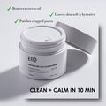 EIIO One Step Clay Cleansing Mask - Blackhead Remover, Pore Minimizer, & Hydrating Wash-Off Pack